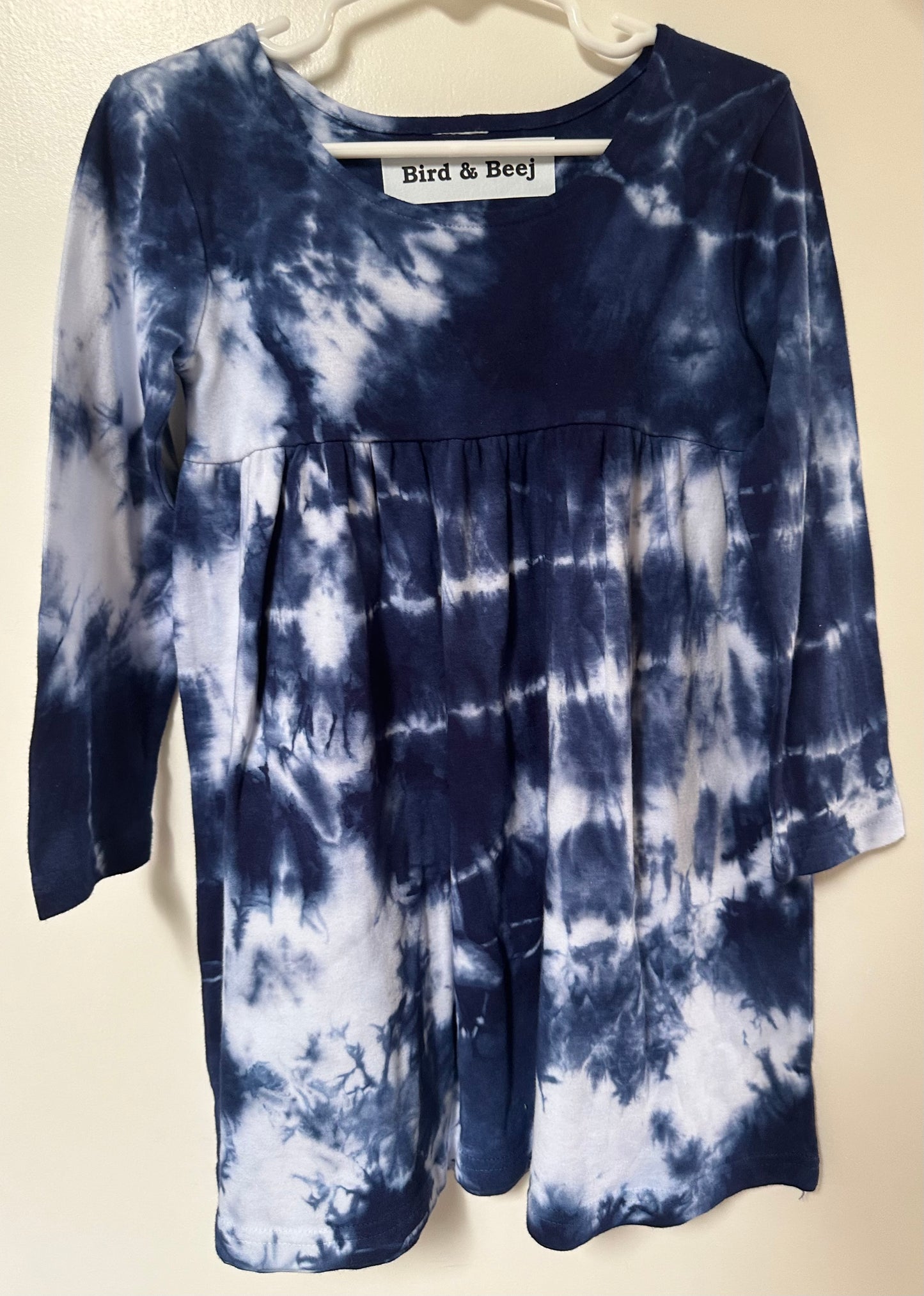 Tie Dye Long Sleeve Dress