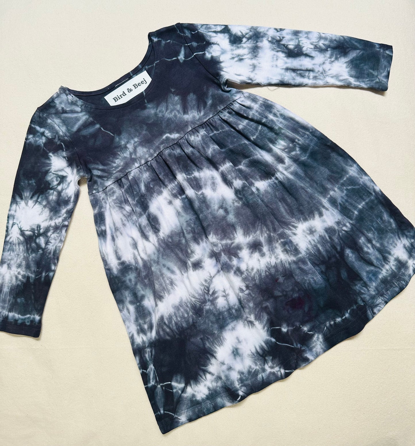 Tie Dye Long Sleeve Dress